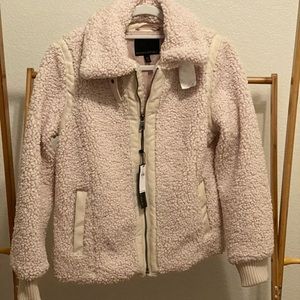 Banana Republic Sherpa Bomber Jacket